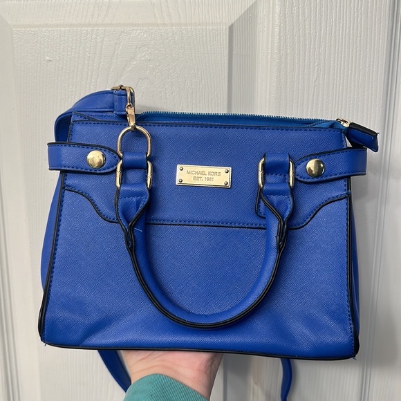 Michael Kors Bags Blue Michael Kors Vintage Crossbody Handbag